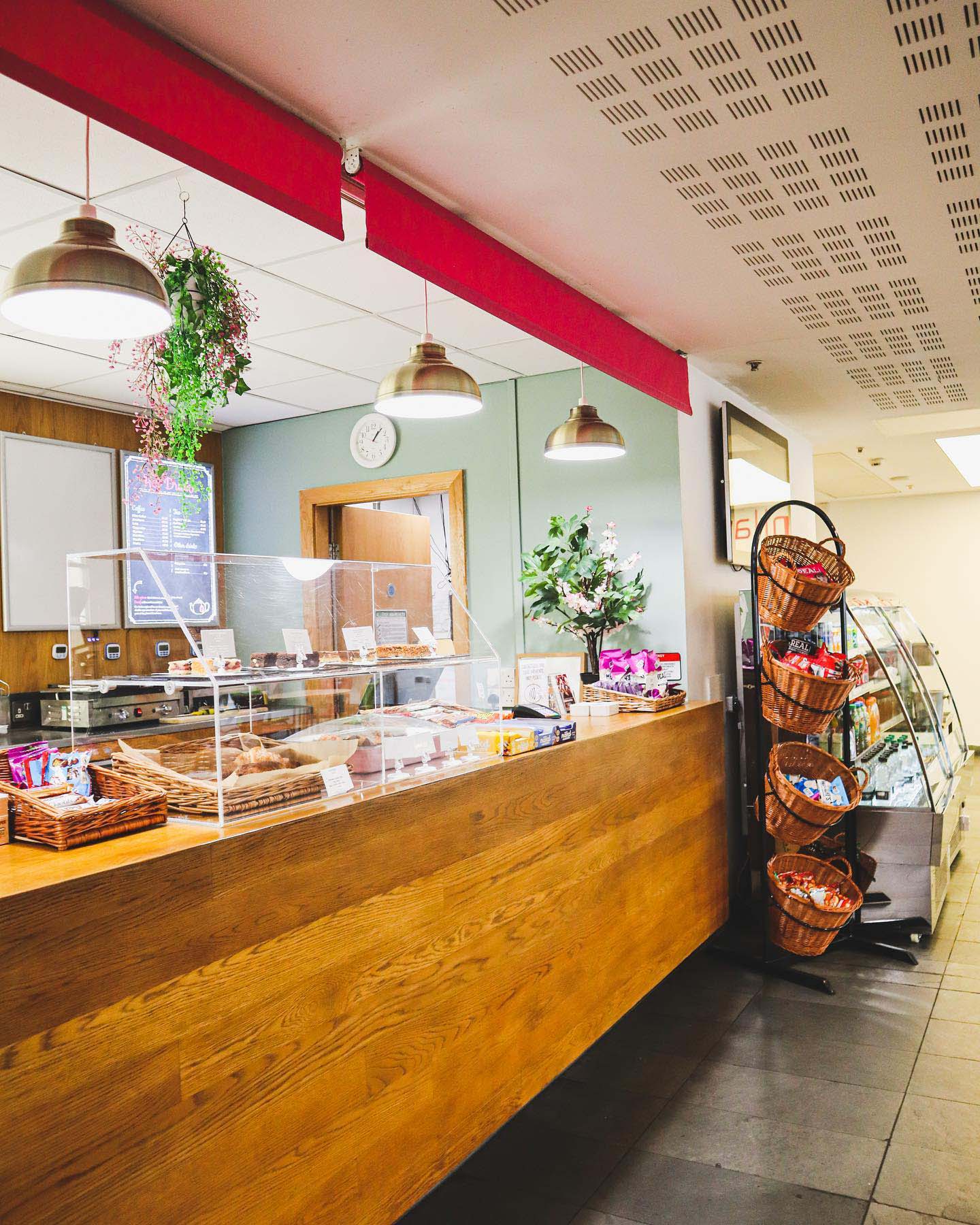 artsdepot cafe counter with snacks and pastries visible on it