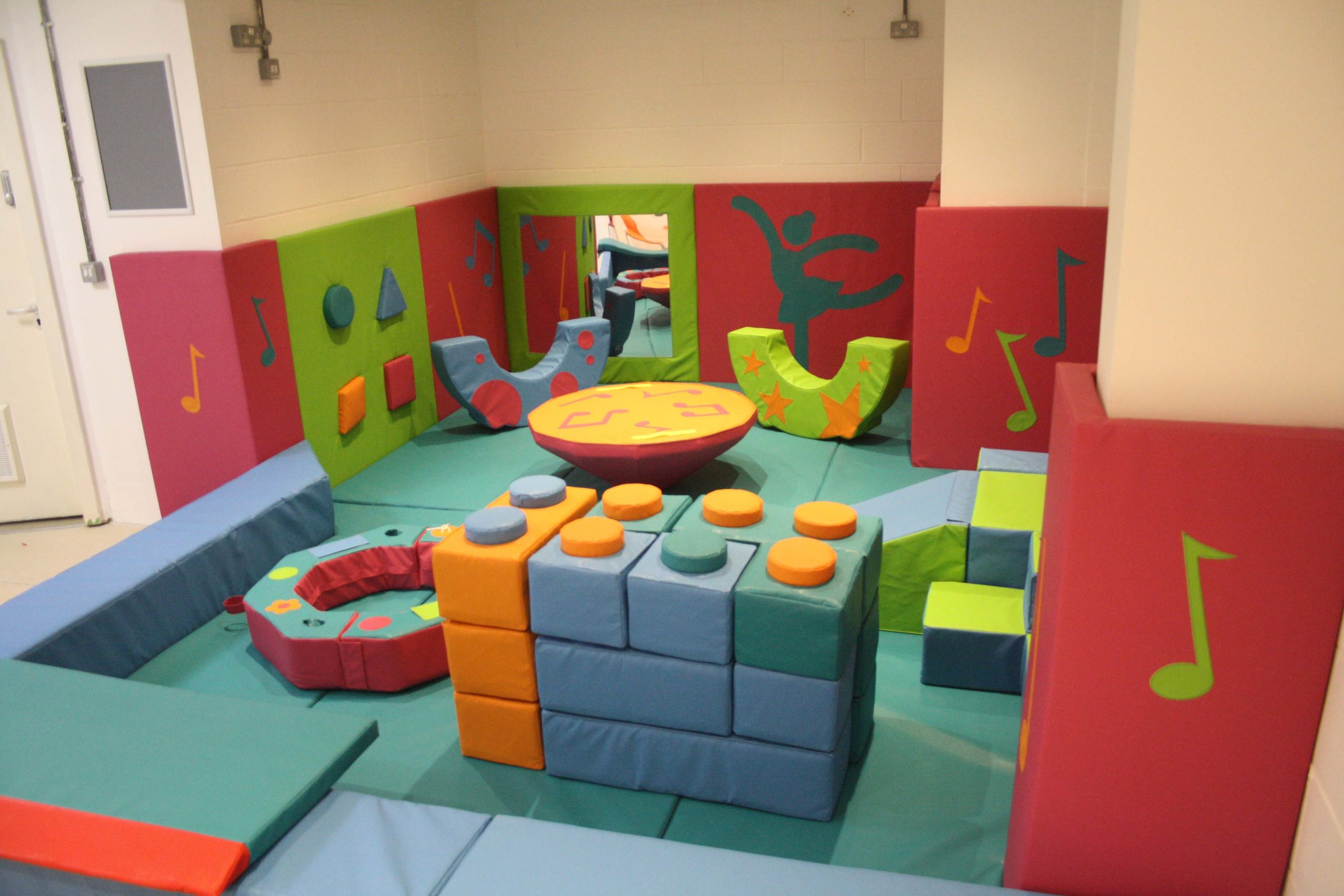 artsdepot's soft play area, playdepot. Full of foam blocks and soft walls