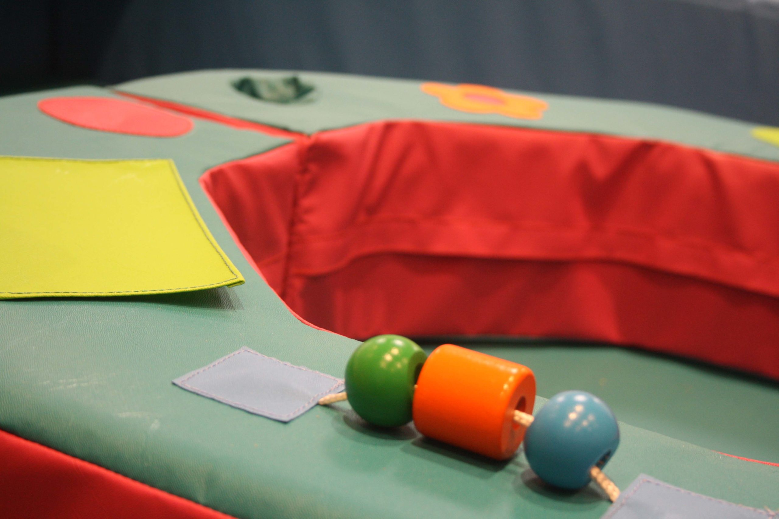 A close up image of a playdepot softplay piece